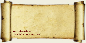 Nadja Fain vizit kartica